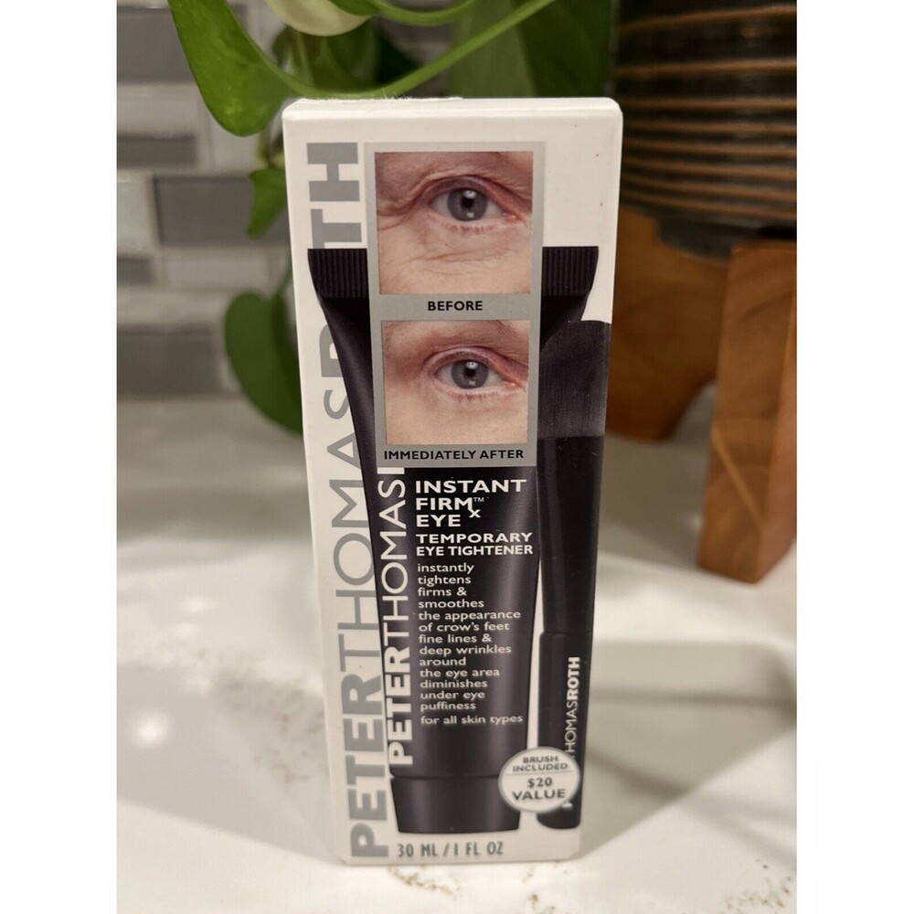 Peter Thomas Roth Instant FirmX Eye Temporary Eye Tightener 1 oz With Brush NEW
